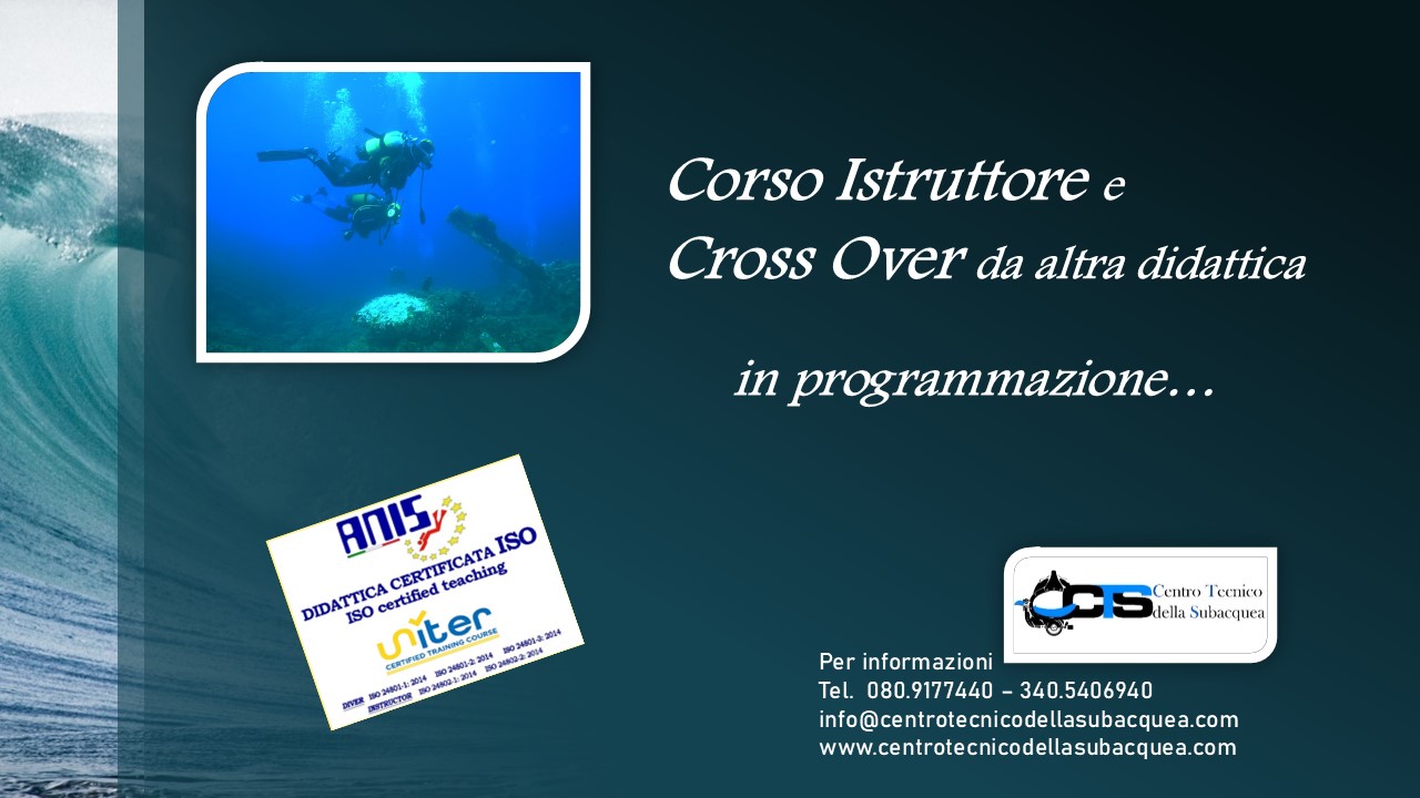 Corso Istruttore e Cross Over da altra didattica